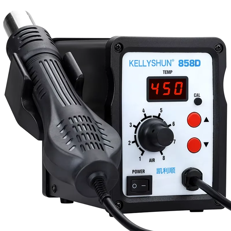 Фото Паяльная станция KELLYSHUN 60W с цифровым дисплеем и ножевидным наконечником для ремонта телефонов №4