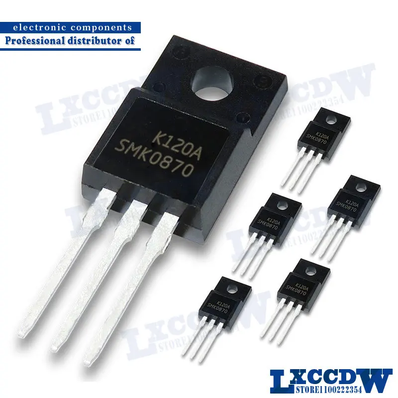 

5 шт. SMK0870F TO-220F SMK0870 TO220F N Channel 8A 700V