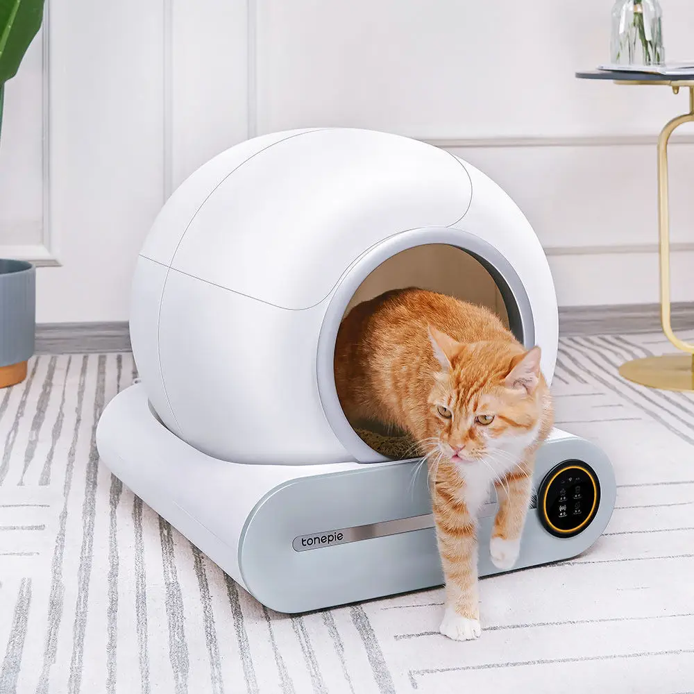 

Fully Automatic Intelligent Self-Cleaning Fully Enclosed Cat Litter Box Pet Toilet Cat Litter Tray Pet Supplies 56L
