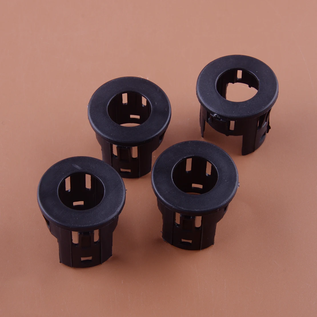 

4Pcs Black Plastic Car Parking Assist Sensor Bracket Bezel Fit for Dodge Ram 1500 Classic 5LS52TZZAA
