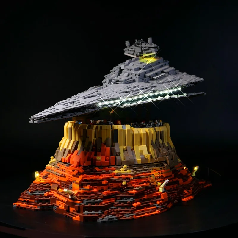 

Only led lights kits for Jedha City and Empire Spaceship (NOT Include The Model) Bricks DIY Decoration