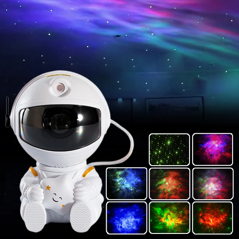 

Галактический проектор Звездное небо USB ночной Светильник астронавт лампа для друзей дома Декор для комнаты украшение для спальни светильн...