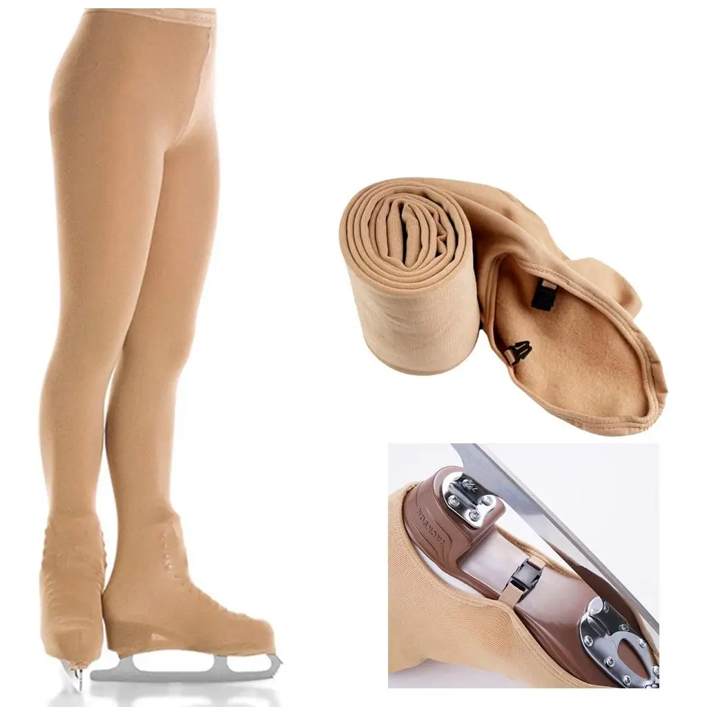 

Figure Skating Tight Girl Women Over Boot Skate Compression Pants