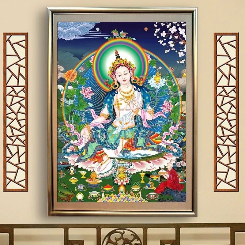 

5D Diamond Painting Buddha Tara Full Diamond Art Embroidery Diy Large Living Room Office Home Decore Diamond Cross Stitch Kits
