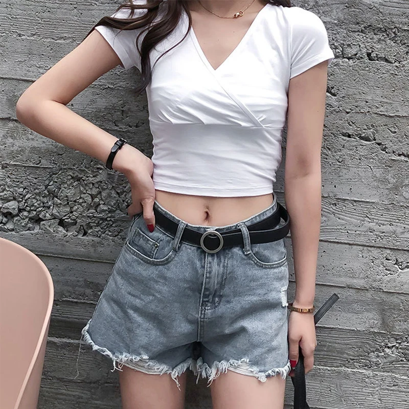 Женские летние футболки Zmtgl125 женские топы zometg с коротким рукавом