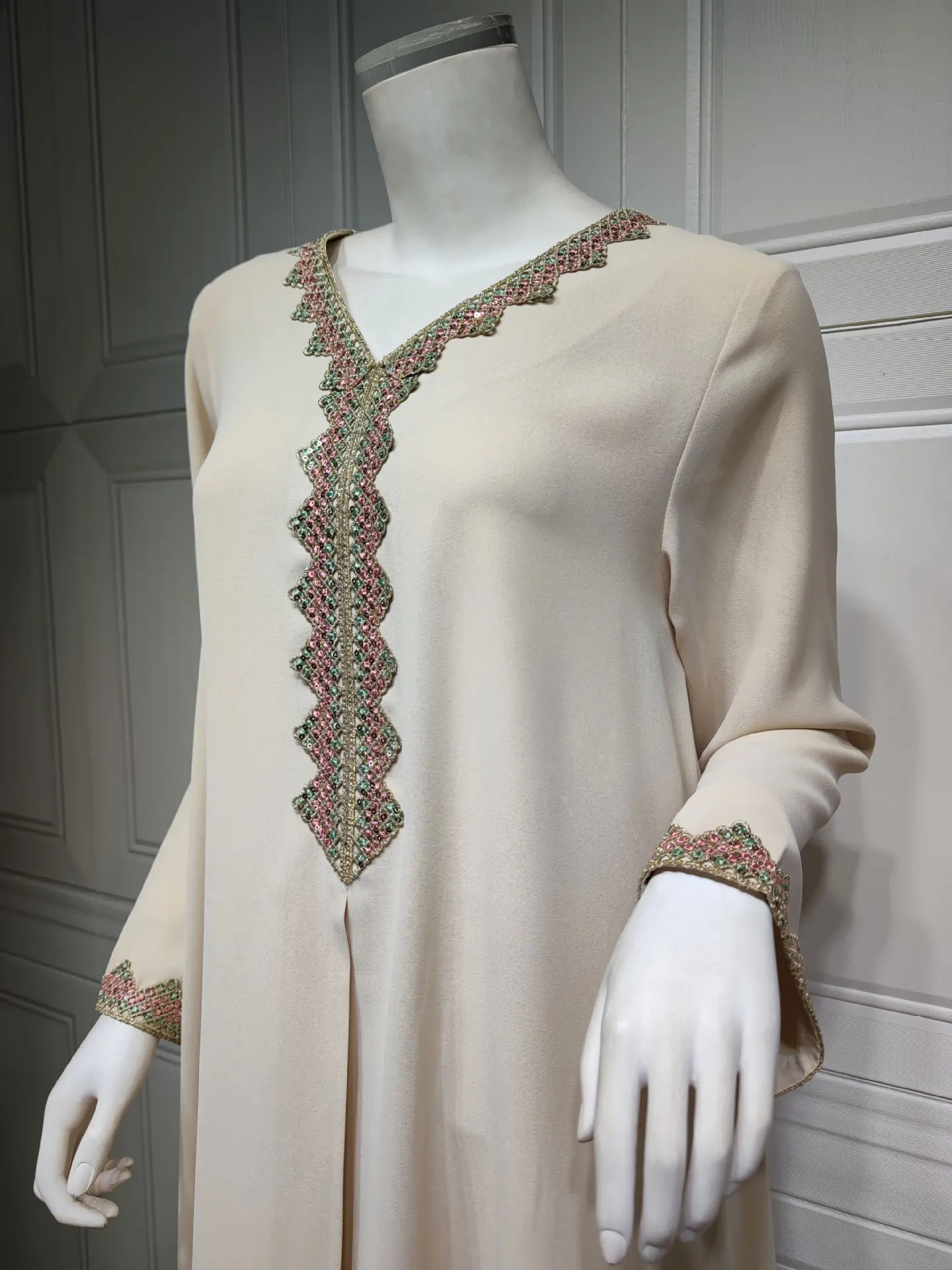 Eid Abayas for Women Turkish Dresses Jalabiya Muslim Dress Arabic Moroccan Kaftan Robe Musulmane Longue Elegant Islamic Clothing