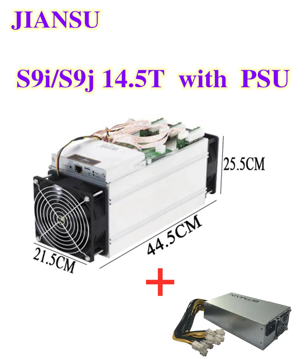 

Used AntMiner S9i S9j 14.5T BITMAIN with psu Asic Miner SHA-256 Bitecion Btc BCH Miner other sale Antminer 13.5T T9 T15 S15 m3