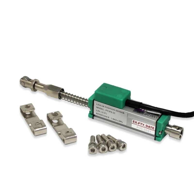 Miniatura Linear Rebote Deslocamento Sensor Régua Eletrônica Py3-fs25