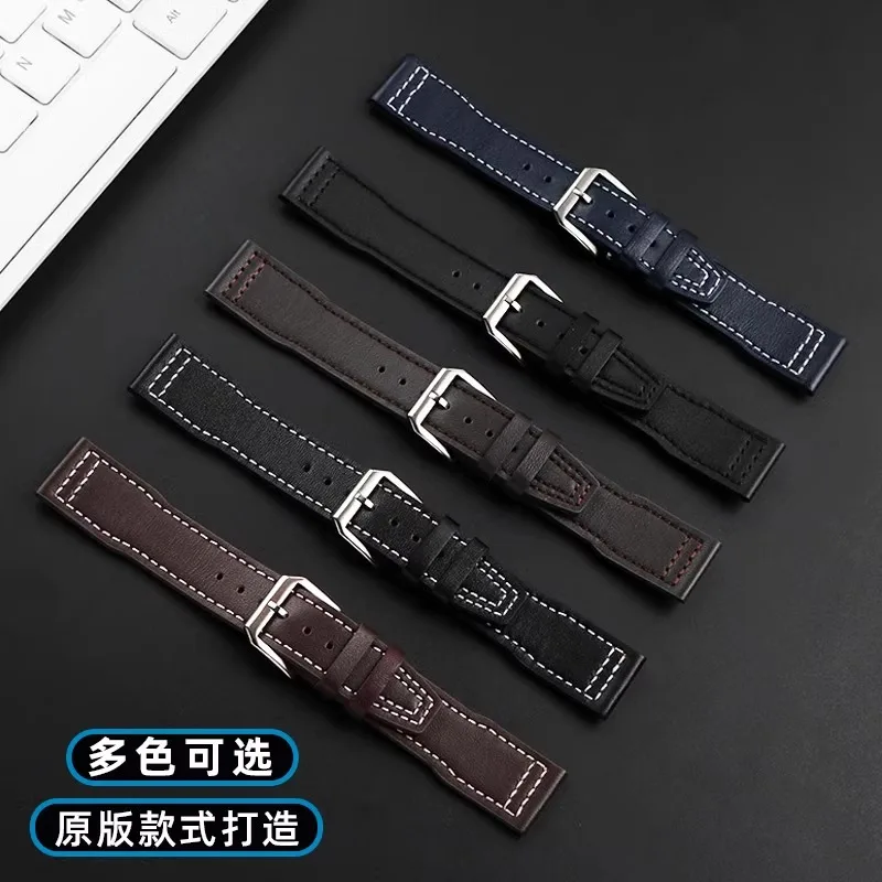 Ремешок Cowhider для Iwc Pilot Little Prince Португалия мужской браслет из коровьей кожи