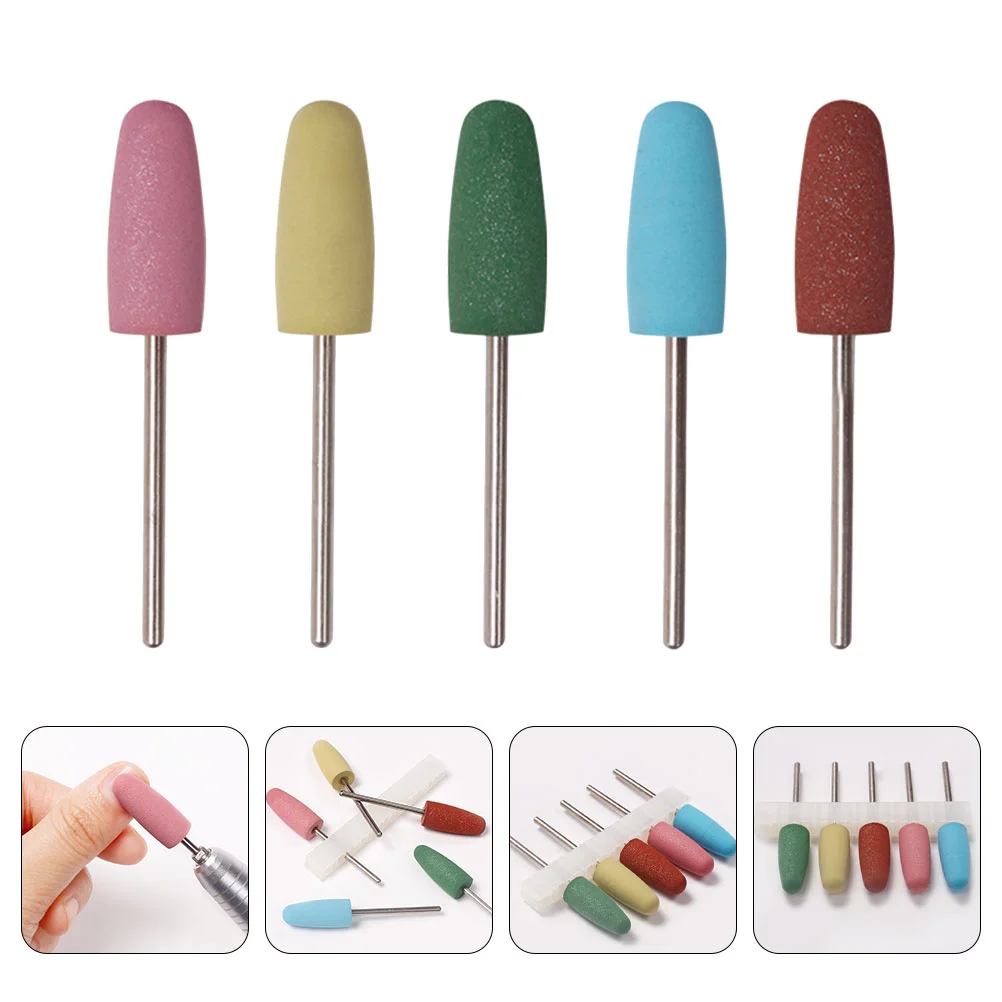 

Bits Nail Manicurepolishing Drill Heads Supplies Grinding Replacement Professional Sanding Polish Portable Tools Rubber Machine