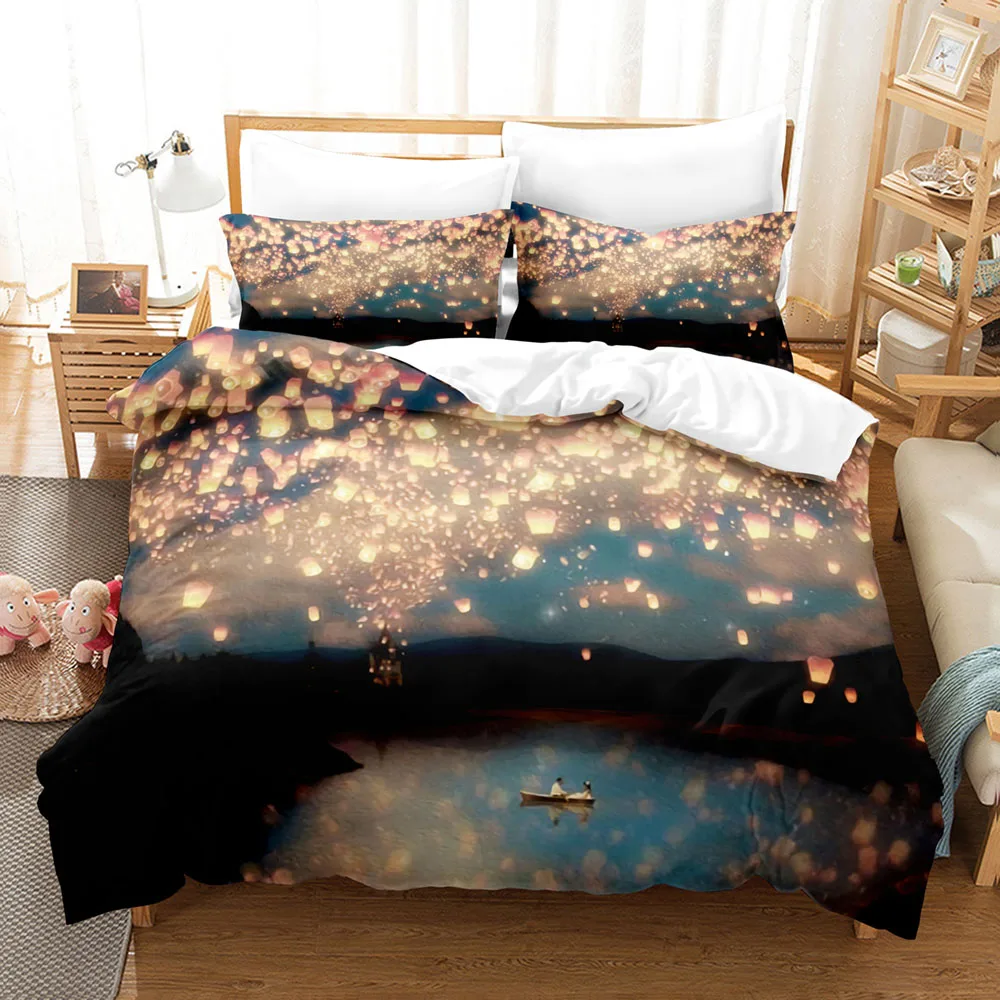 

Twin Full Queen King Size Mountain Scenery Bed Set Aldult Kid постельное бельё 003 New Tree Bedding Set Single