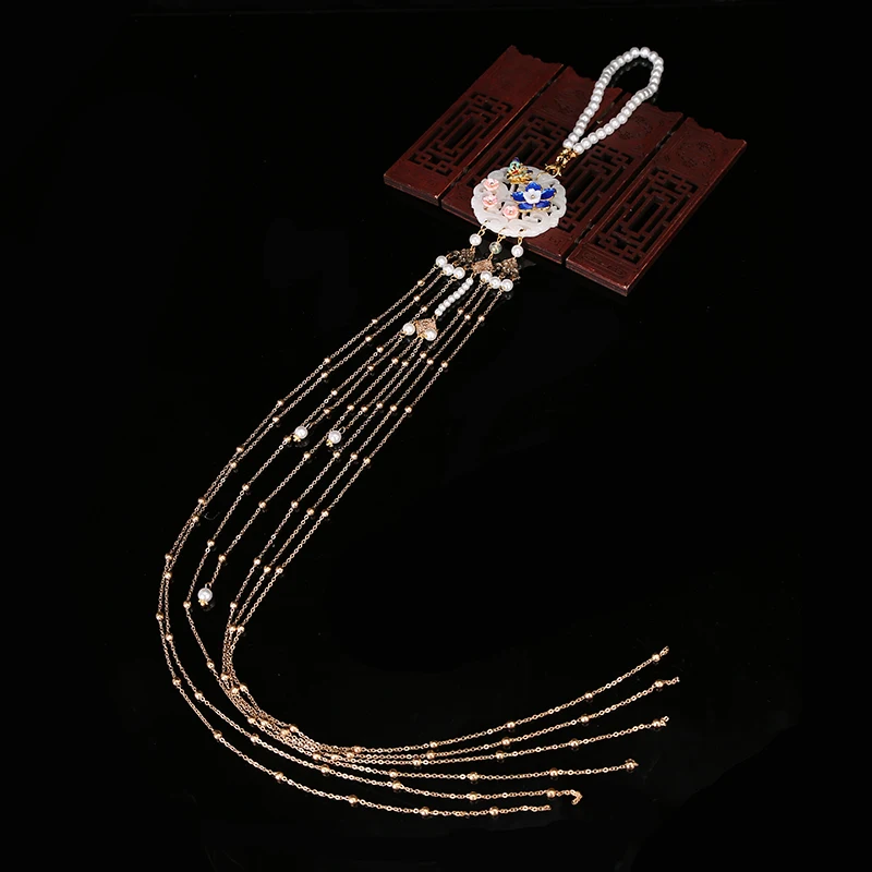 Древний Sle Forbidden Walking Hanfu Давление Юбка Подвеска Аксессуары на талию костюм Талия