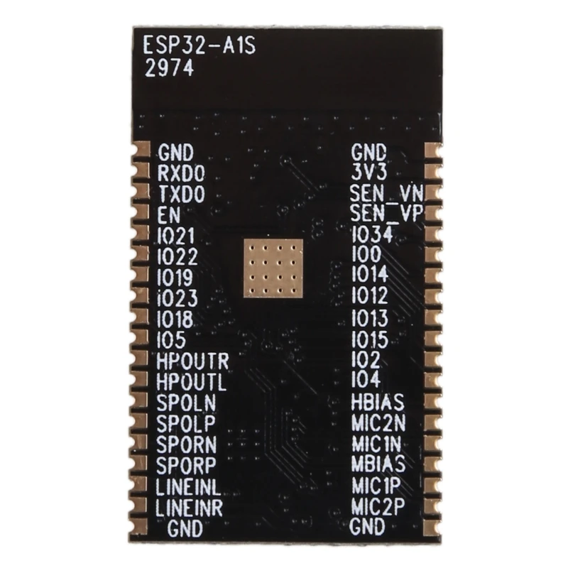 

ESP32-A1S WiFi + Bluetooth-совместимый модуль ESP32 серийный WiFi модуль до 600DMIPS двухъядерный 32 Мбит SPI Flash