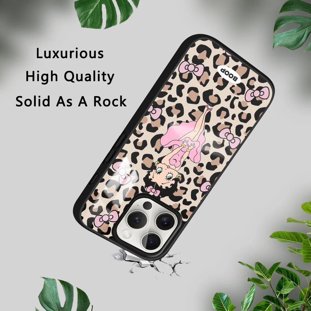 Чехол для телефона B-bet-tY-Cute-BooP iPhone 16 15 14 13 12 11 Pro Xs Max Mini Plus Celulares Hard Funda