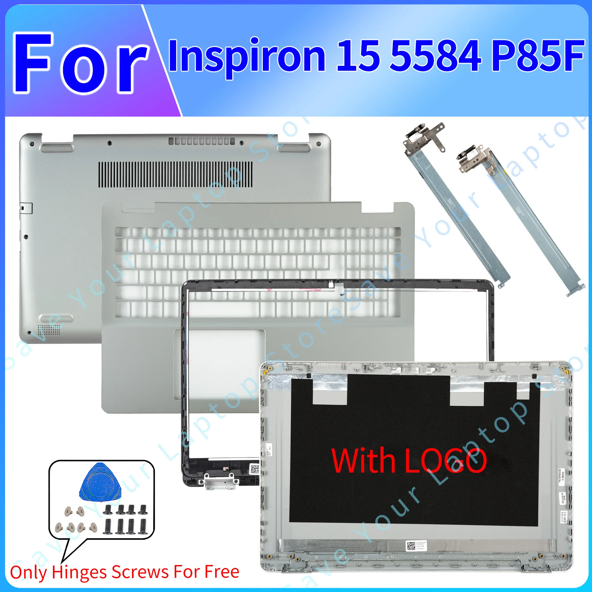 Чехлы для ноутбуков Inspiron 15 5584 P85F 0GYCJR задняя крышка ЖК-дисплея 0J0MYJ передняя панель