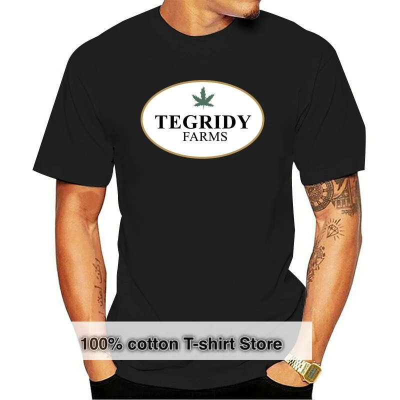 

Футболка с надписью The Office Tegridy Farm With Tegridy, серая хлопковая Мужская футболка с цифровой печатью