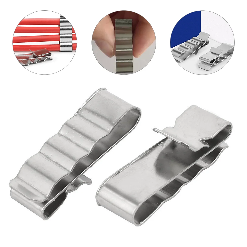 

30 шт., зажимы для кабелей из нержавеющей стали