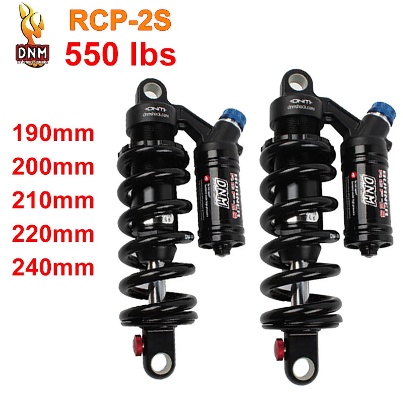 

DNM RCP-2S Mountain Bike Rear Shock 190/200/220/240mm 550 Lbs MTB soft tail shock absorber Bicycle Accessories