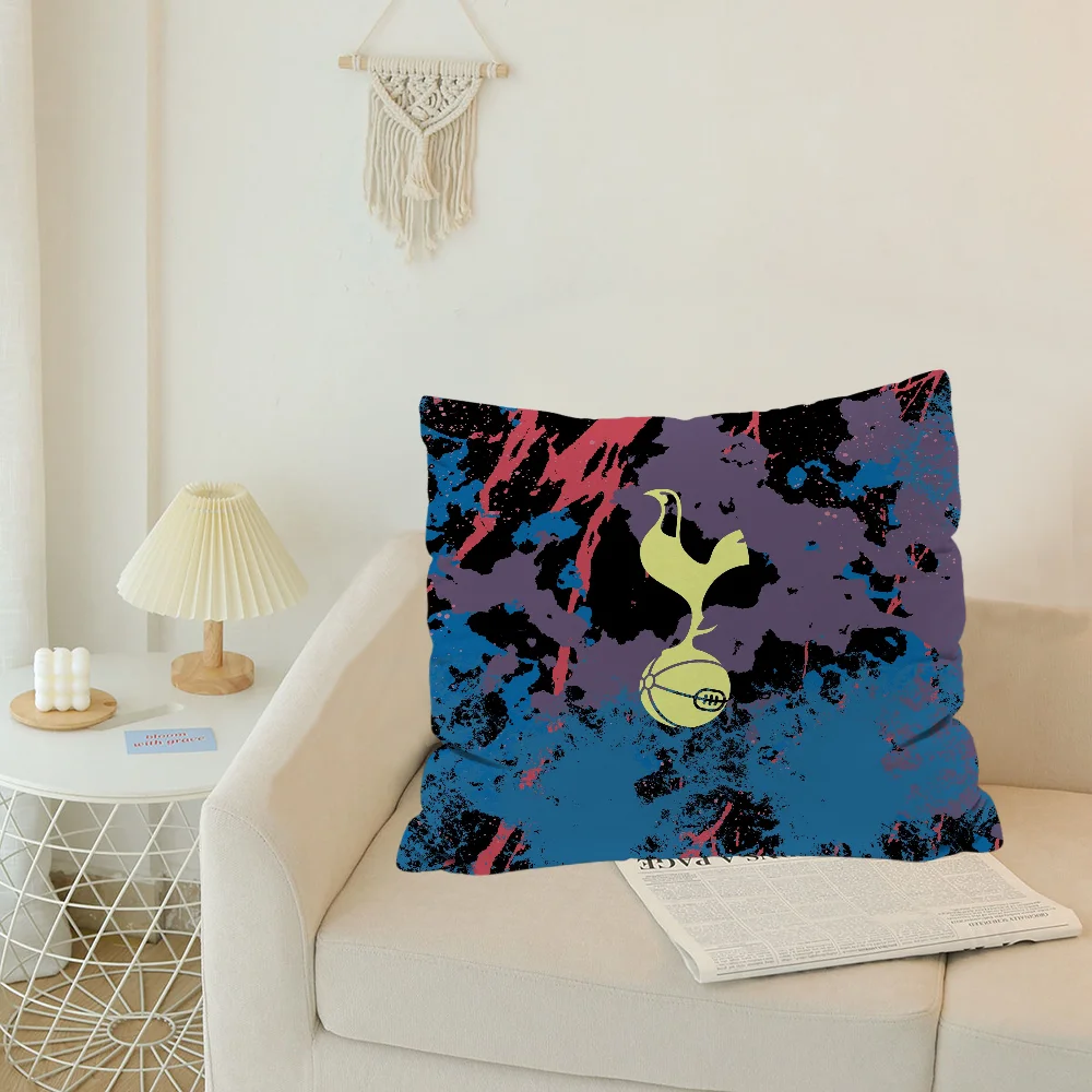 Роскошный Декоративный Чехол Для Подушки Квадратный 45x45 См Fc T-tottenham Hotspur С Принтом