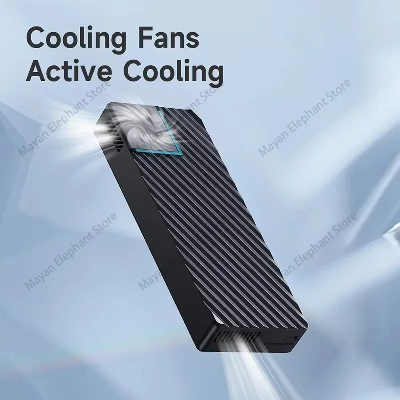 Новый корпус Hagibis USB 4.0 40 Гбит/с M.2 NVMe SSD совместимый с внешним жестким диском Thunderbolt