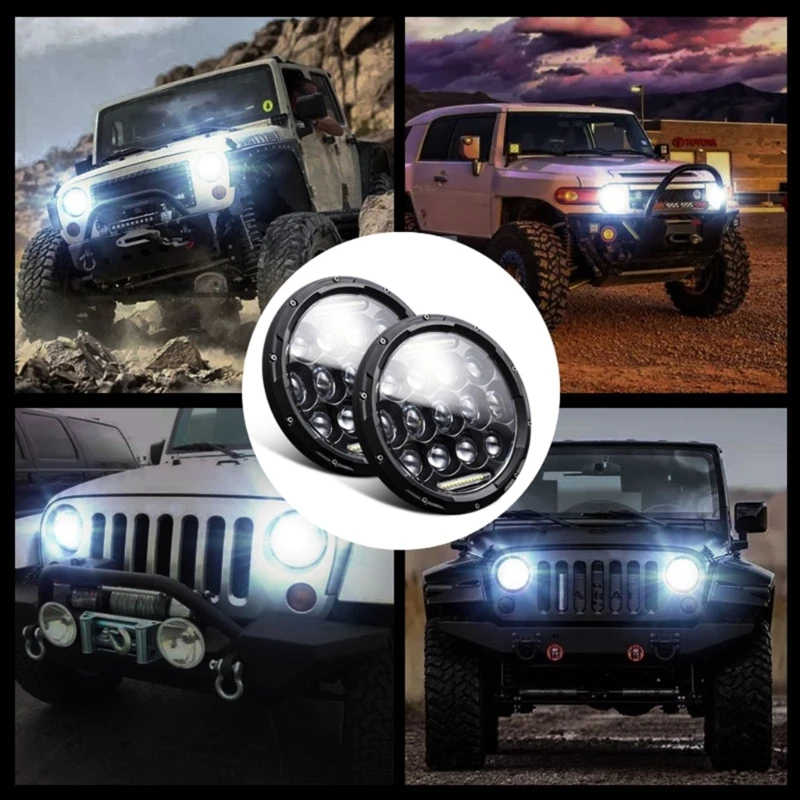 

7 ''круглая фара для TJ LJ 1997-2018 для w/ Hi/Lo Beam DRL универсальная противотуманная фара дропшиппинг