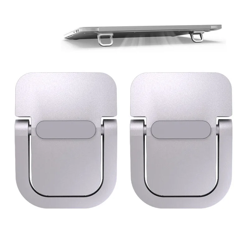 Подставка для ноутбука настольная алюминиевая портативная мини-подставка