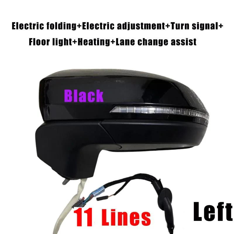 

Автомобильное боковое зеркало в сборе для Volkswagen VW Tharu 2019-2023, аксессуары с электрической регулировкой, складное нагревательное сиденье с памятью