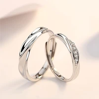 s925 silver couple rings gold ring for woman teens diamond luxury fine korea jewelry name engraving jewelry 2022 jewelry gift