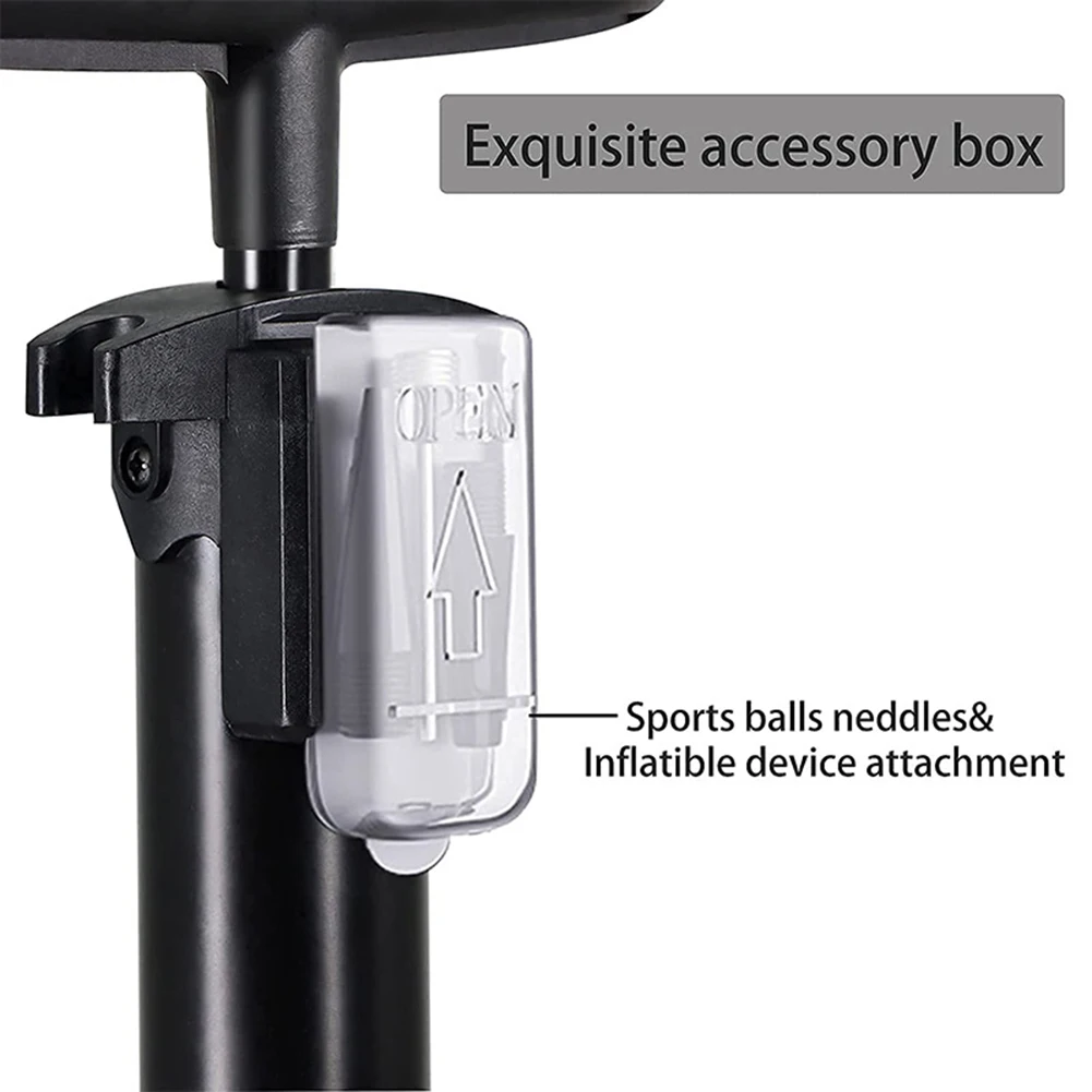 

Durable Bicycle Accessories Bicycle Pump Air Floor Pump 130PSI Aluminum Alloy+ABS Floor High Pressure Multifunction
