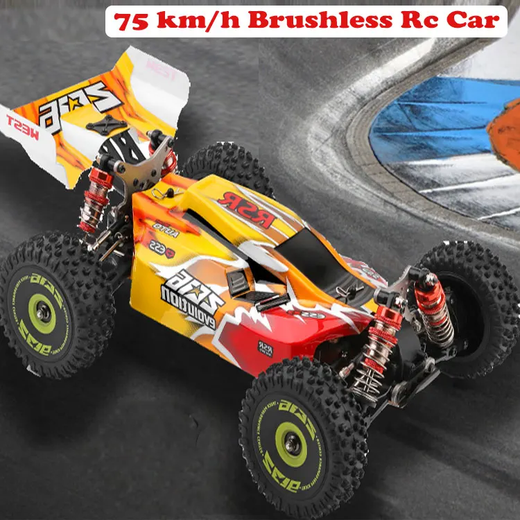 

Wltoys 144010 75 km/h Brushless Rc Car Remote Control Toys 4wd Crawler 1/14 Electric Car Boys Rc Cars For Adults Rc Drift Car