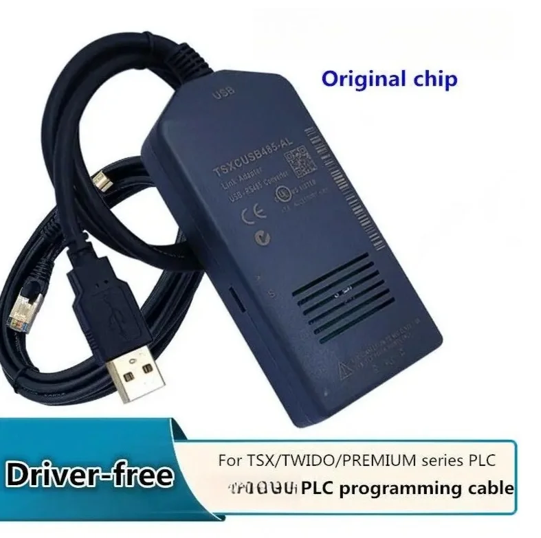 Фото TSXCUSB485 TSXCRJMD25 USB-кабель для программирования с оригинальным драйвером, замена TSXPCX3030 для Schneider Naza Twido PLC Win7 10 №1