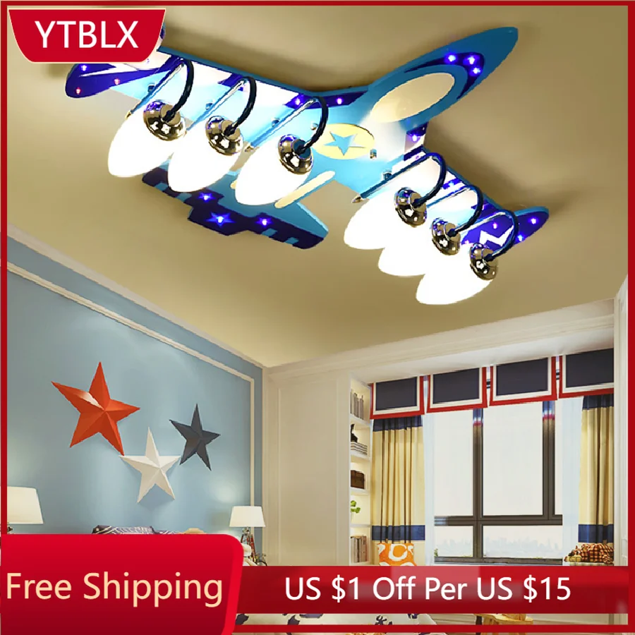 

Airplane kids bedroom decor led lights for room indoor chandelier lighting chandeliers ceiling lamps for living room decoration