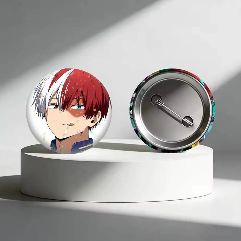 Фото Мультяшные значки-броши Shoto T-Todoroki, 25 мм, 32 мм, 44 мм, 58 мм, 75 мм, для аксессуаров, в подарок №4
