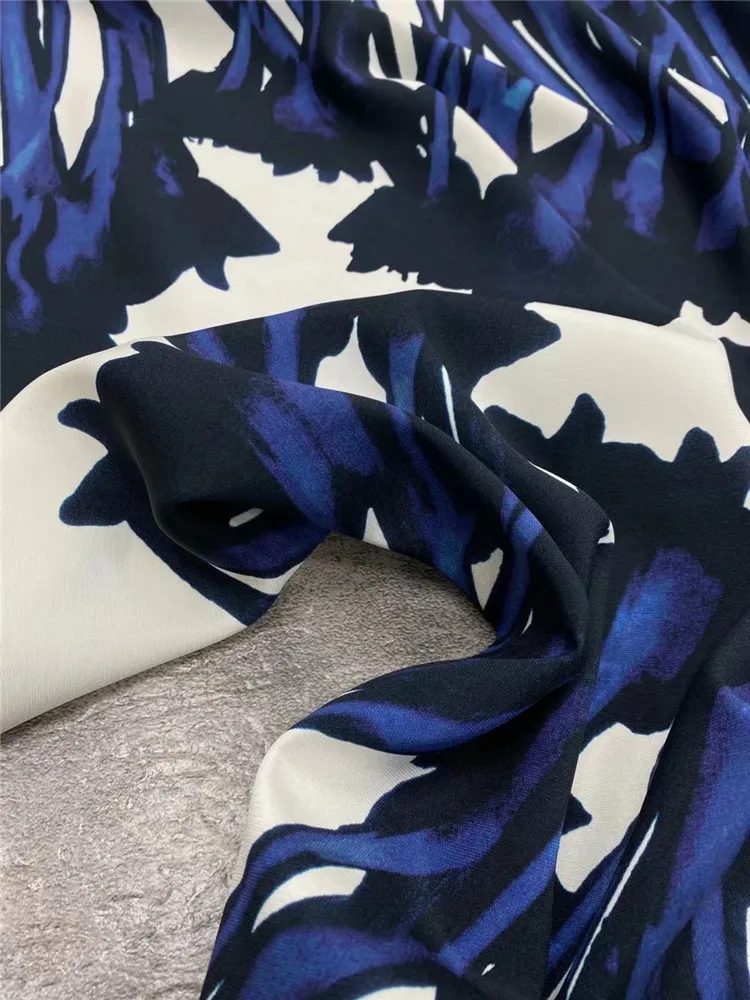 

Brand 30 Mommy Stretch Silk Fabric Haute Couture Clothing Fashion Sewing Material by the Meter