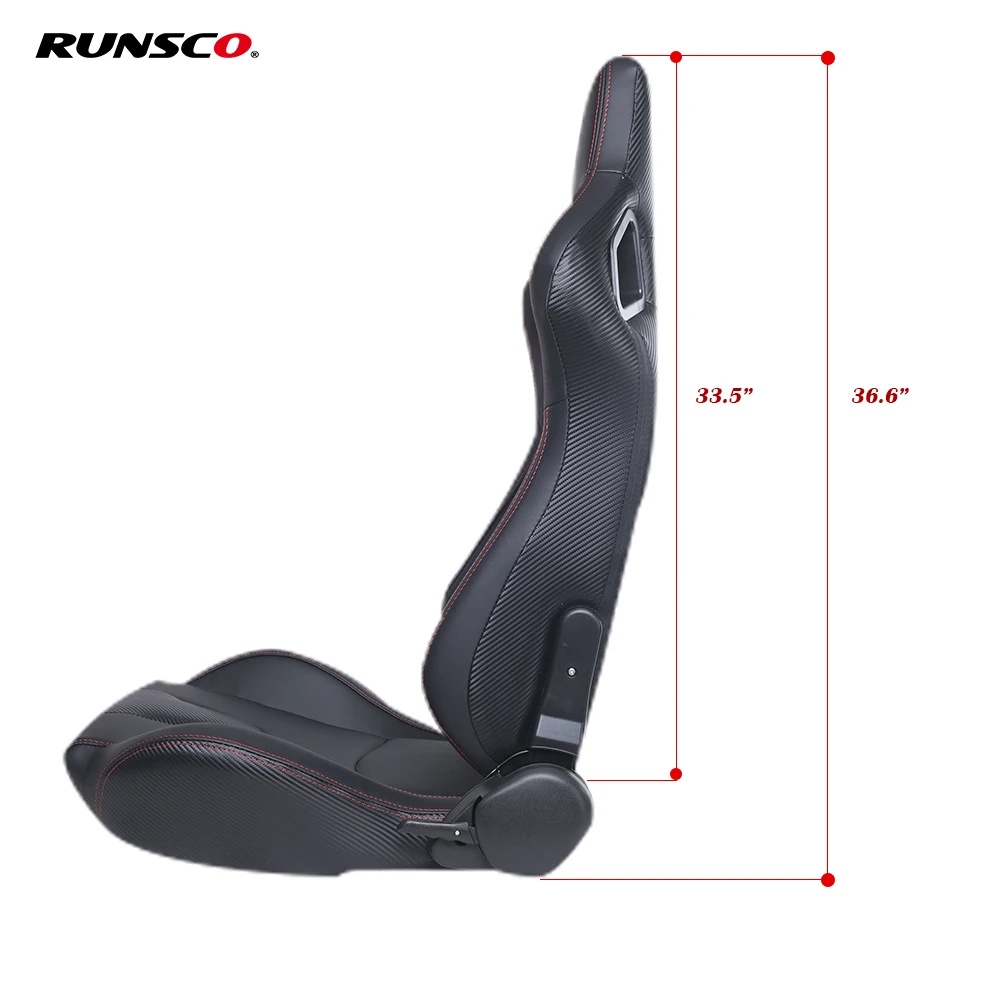 Автомобильные аксессуары регулируемые гоночные сиденья спортивные кожаные