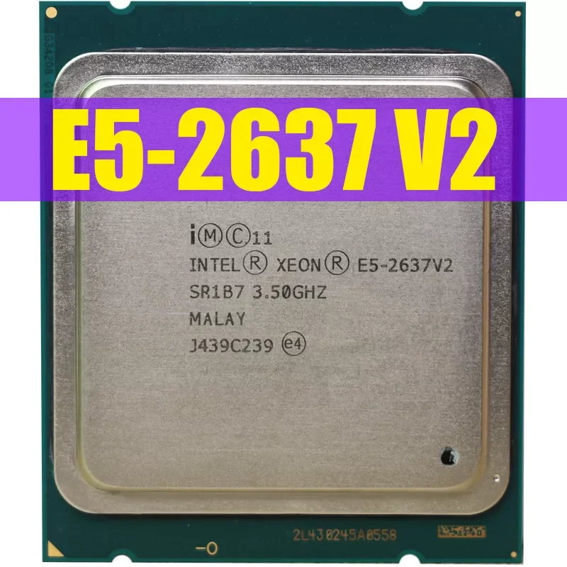 

Intel Xeon E5-2637V2 CPU 3.50GHZ 15MB 130W 4-cores LGA2011 E5-2637 V2 processor E5 2637V2 free shipping E5 2637 V2 Original CPU