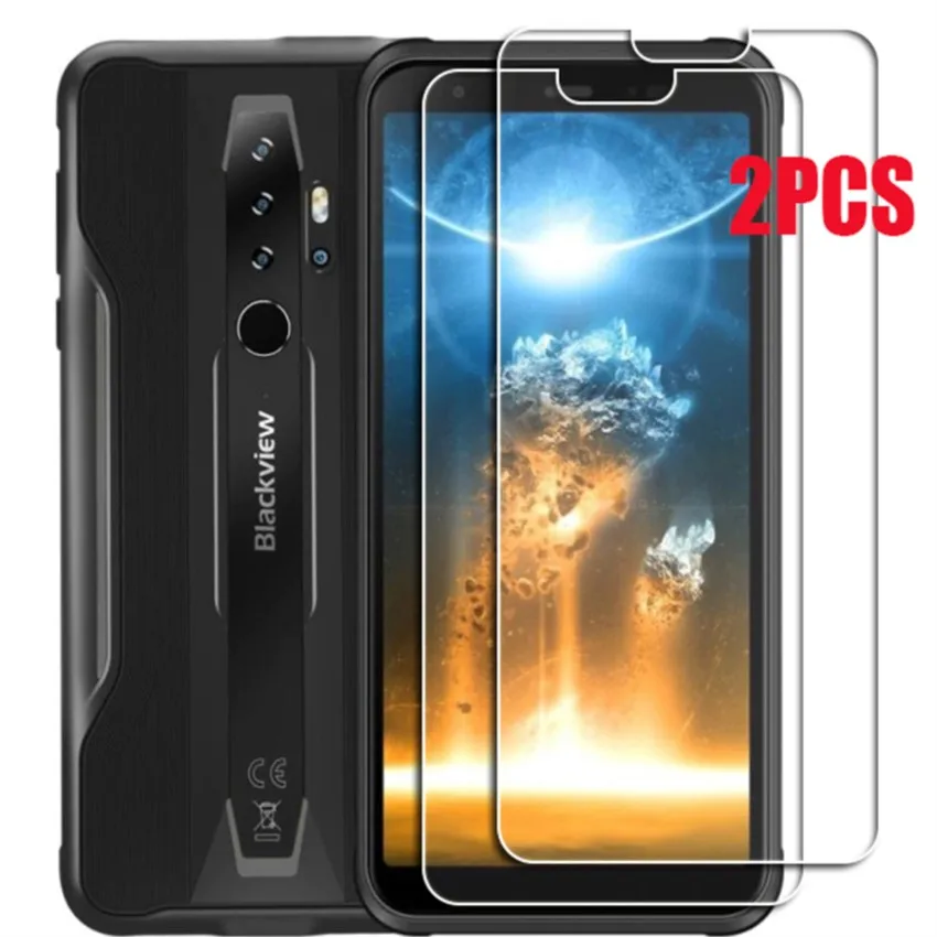 Закаленное защитное стекло для blackview bv6300 pro, 2 шт.
