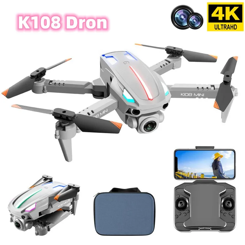 

Мини-Дрон K108 с ИК-подсветкой и двойной камерой
