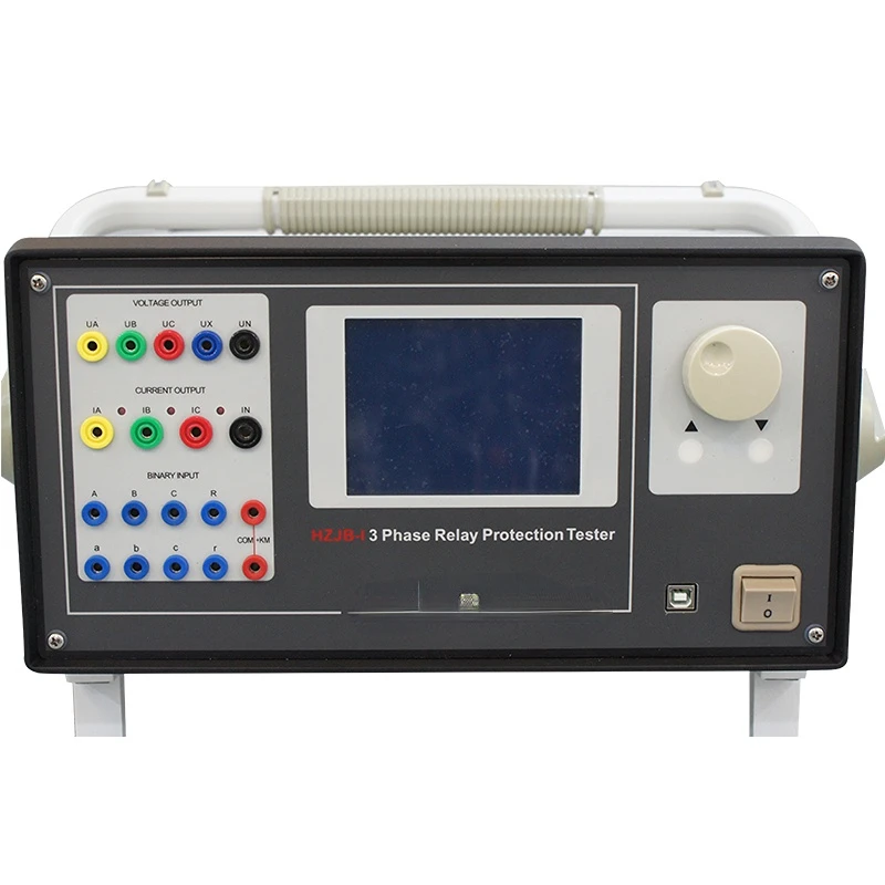 

Electric secondary current injector tester 3 phase intelligent protection relay test set