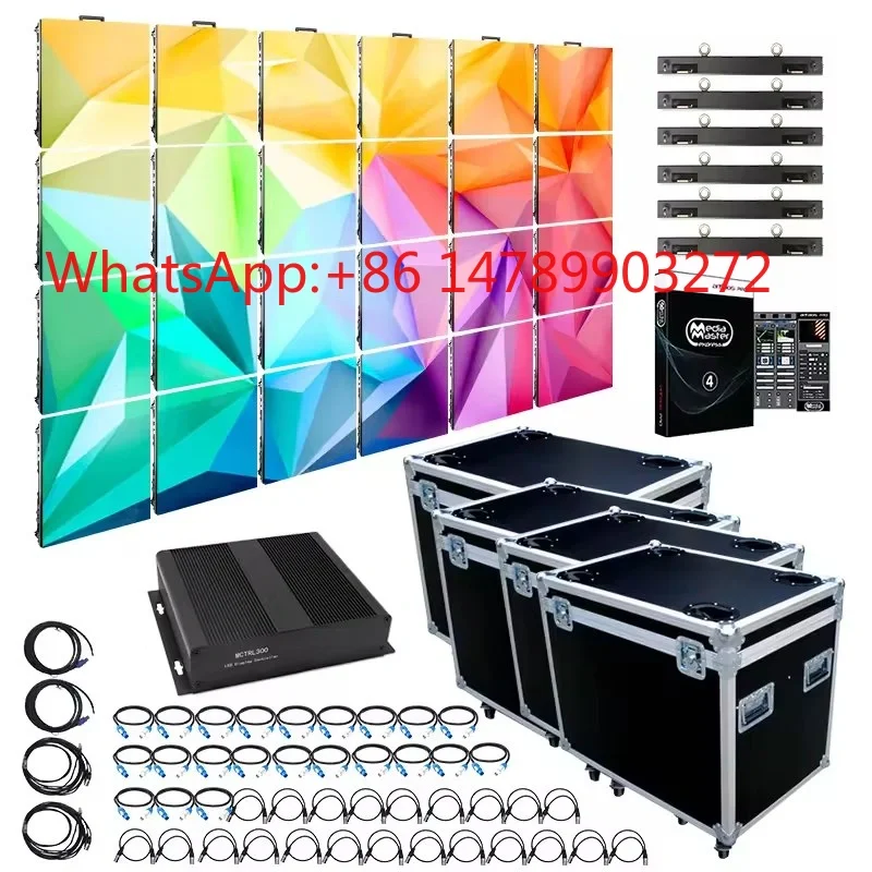 Фото Aowe 500X500/1000 мм P2.6 P2.9 P3.9 Уличная SMD-панель для аренды сценических экранов №1