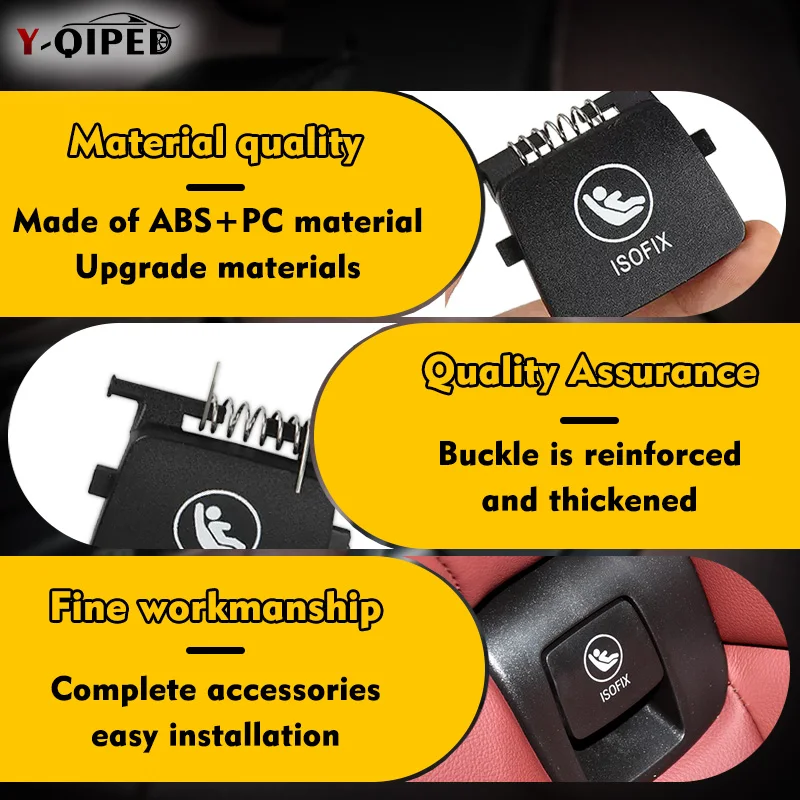 Для BMW G01 автомобильное заднее детское сиденье якорь ISOFix крышка клапана 52207474100