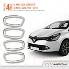 Хромированная рамка для внутренней дверной ручки Renault Clio 4, 4 шт., 2012 и выше