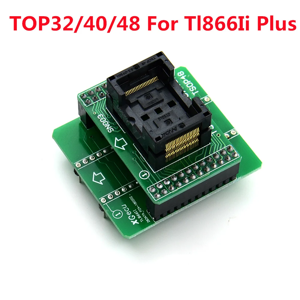 Tsop48 Nand Adapter Only For Xgecu Minipro Tl866Ii Plus Programmer For Nand Flash Chip Tsop48 Adapter Socket Professional images - 6