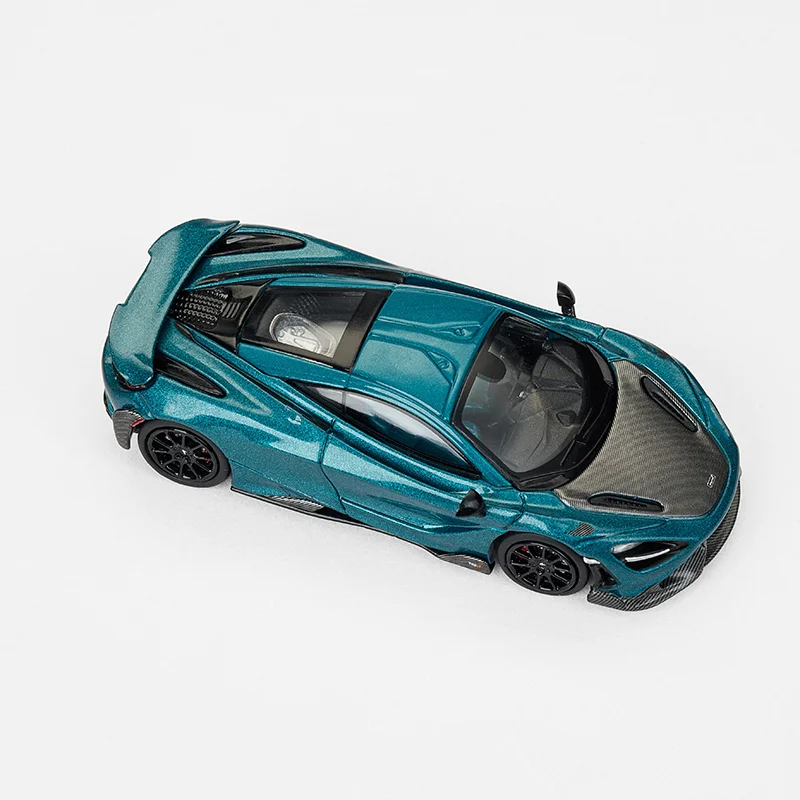 Литая под давлением масштаб 1/64 MASSDI McLare 765LT модель из сплава железная основа