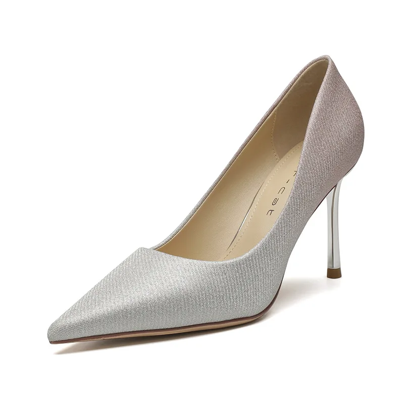 

Women's shoes French small high heels women 2021 gradient temperament wedding shoes sexy pointed toe stiletto pumps