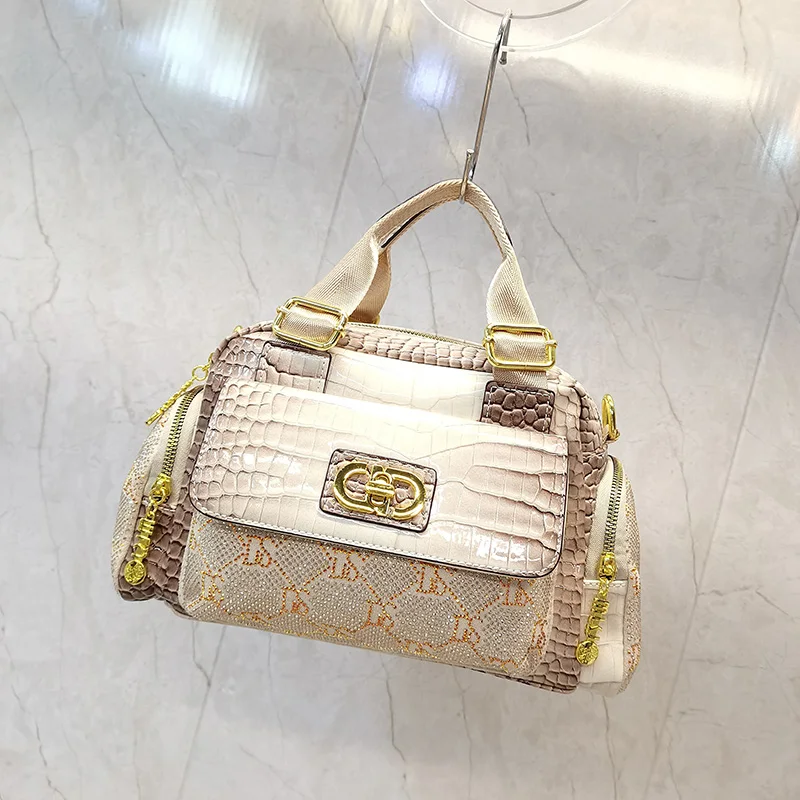 Women Purses and Handbags Sparkle Shining Rhinestone Women's Handbag Top Handle Ladies Hand Bags Luxury Designer Sac A Main