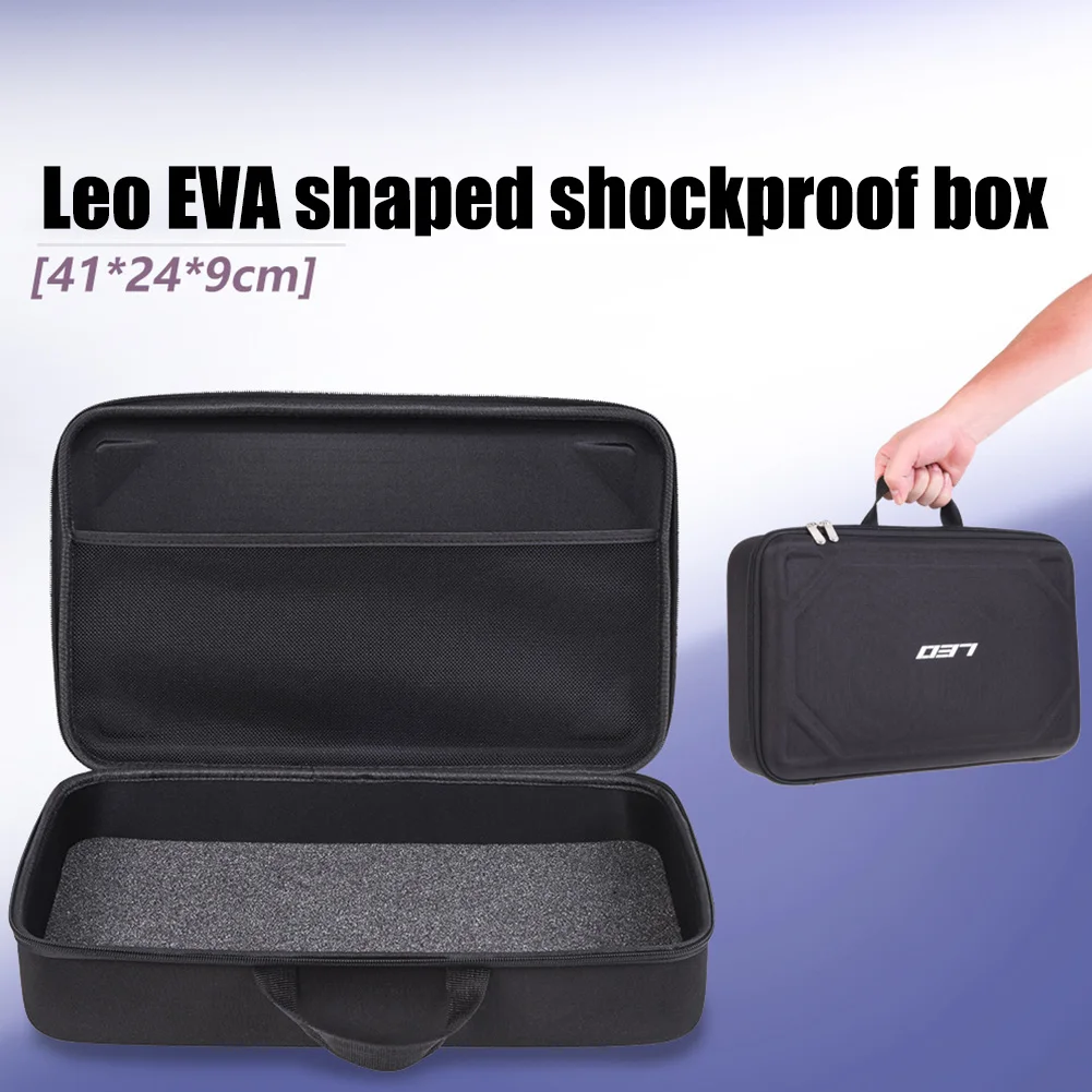 

LEO Outdoor Fishing Tackle Box Fish Hook Container Tackle Reel Carry Bag EVA Hard Shell Storage Case Fishing Accessory Bags