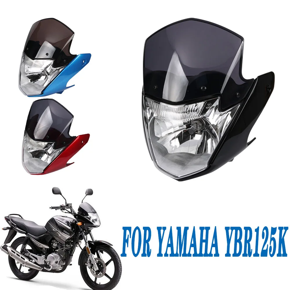 фара для мотоцикла передняя фара мотоцикла с обтикателем for Yamaha YBR 125 K YBR125 YBR125K JYM125-7