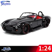 jada 124 1965 shelby 427 cobra sc diecast metal model car alloy toy car for kids crafts decoration collection