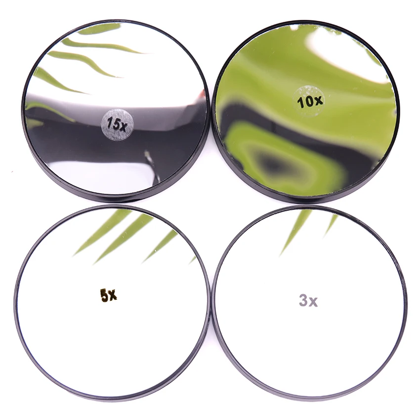 

Sdatter Makeup Mirror 5/10/15X Magnifying Mirror With Two Suction Cups Cosmetics Tools Round Mirror Magnification